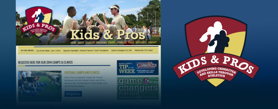 Kids & Pros Unveils New Integrated Website and Brand Identity