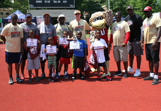 Former NFL Players Close Out Kids & Pros Camp EQUIP Week